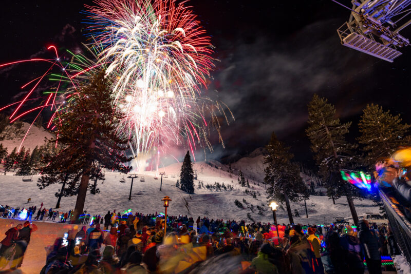 Fireworks at plaisades