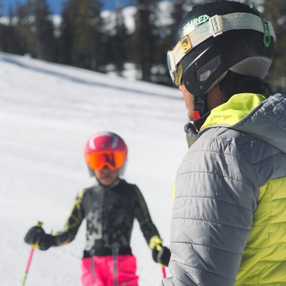 Snowshoe or ski with a ranger(kid skiing)